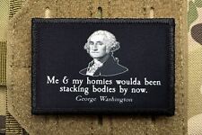 George Washington Morale Patch / Military Badge Tactical Hook & Loop 106 picture