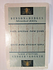 Vintage Benson And Hedges Menthol 100's Playing cards New In Package picture