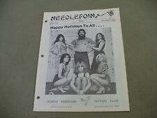1980 Needlepoint tattoo newsletter #44, December, North American Tattoo Club picture