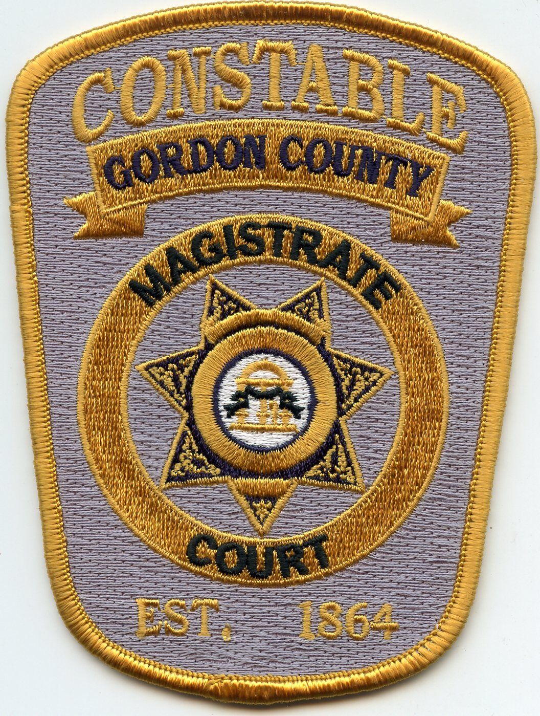 GORDON COUNTY GEORGIA GA MAGISTRATE COURT CONSTABLE sheriff police PATCH