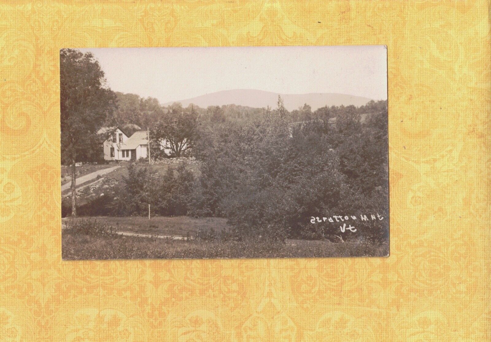 VT Wardsboro area 1908-39 RPPC postcard PLEASANT VALE COTTAGE Vermont Davidson