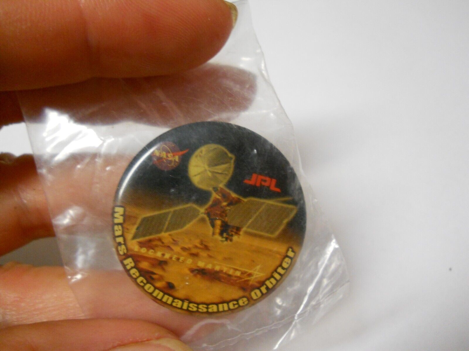 NASA Mars Reconnaissance Orbiter JPL Lockheed Martin Lapel Hat Pin