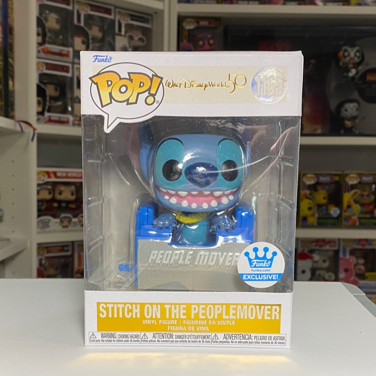 Funko Stitch on the People Mover Exclusive 1168 NM+