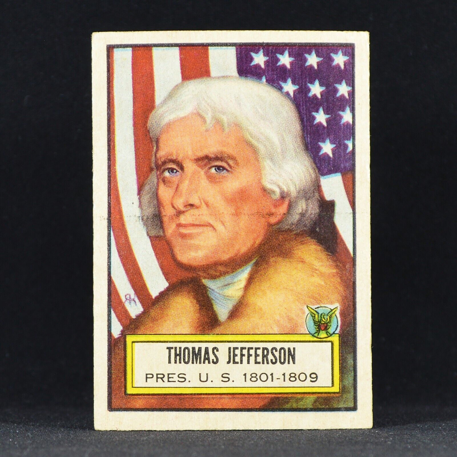 Thomas Jefferson - 1952 Topps Look \'N See #3 (print line) - (JW02)
