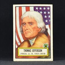 Thomas Jefferson - 1952 Topps Look 'N See #3 (print line) - (JW02) picture