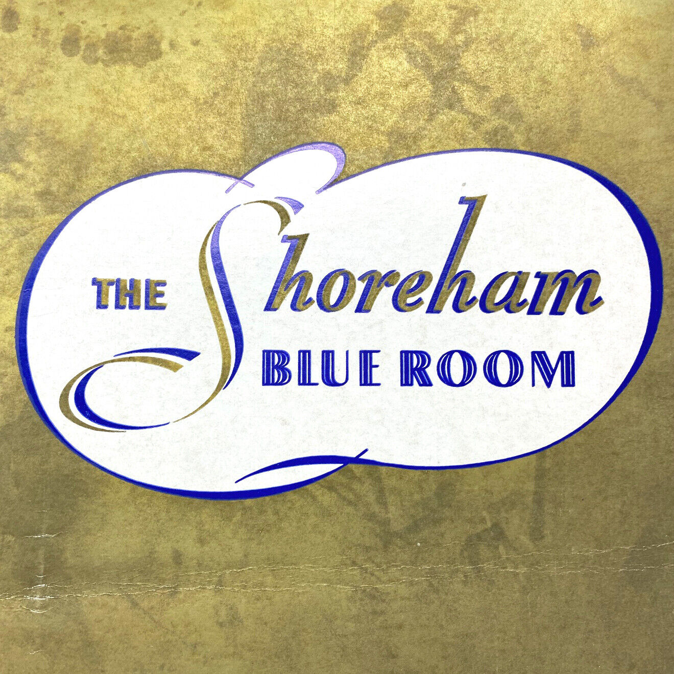 Vintage 1956 The Shoreham Hotel Blue Room Restaurant Dinner Menu Washington DC