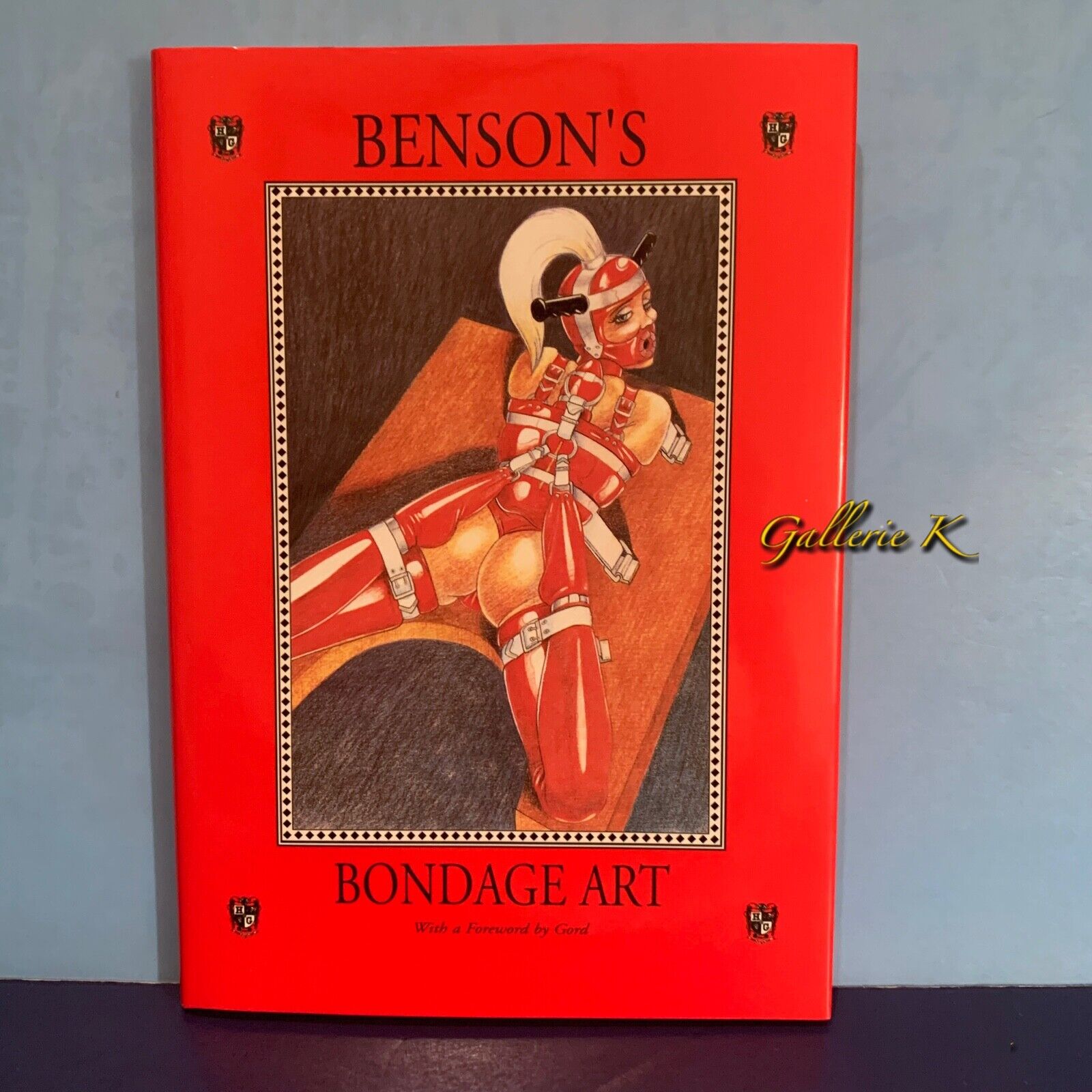 BENSON\'S BONDAGE ART 1996 HG PUBLICATIONS 1st EDITION HARDCOVER RARE