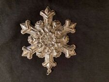 GORHAM STERLING SILVER 1996 SNOWFLAKE CHRISTMAS ORNAMENT picture