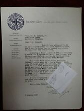 MILTON K. OZAKI Typed Signed Letter Dated Aug.9,1946 On Personal Letterhead picture