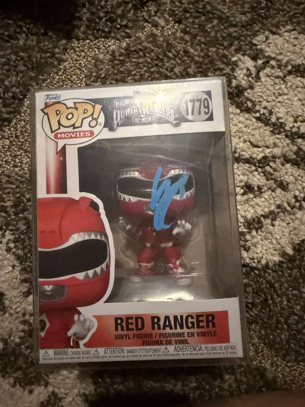 Dacre Montgomery Signed Power Rangers Red Ranger #1779 ACOA CERT Dacre Montgomery Signed Power Rangers Red Ranger #1779 ACOA CERT