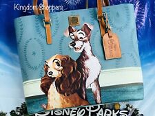 2022 Disney Parks  Lady & The Tramp Tote Bag 14”x11” Dooney & Bourke New IN HAND picture