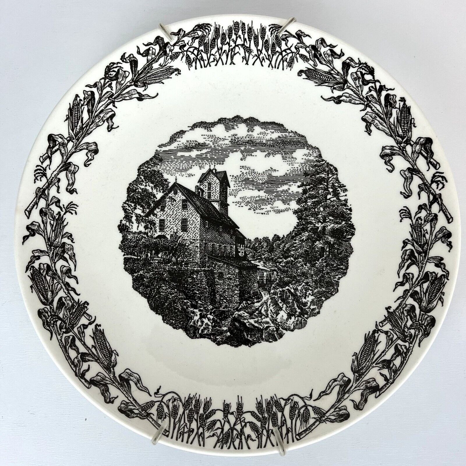 Vintage Chittenden Mill Collectible Decorative Plate Jericho, Vermont 1763-1963
