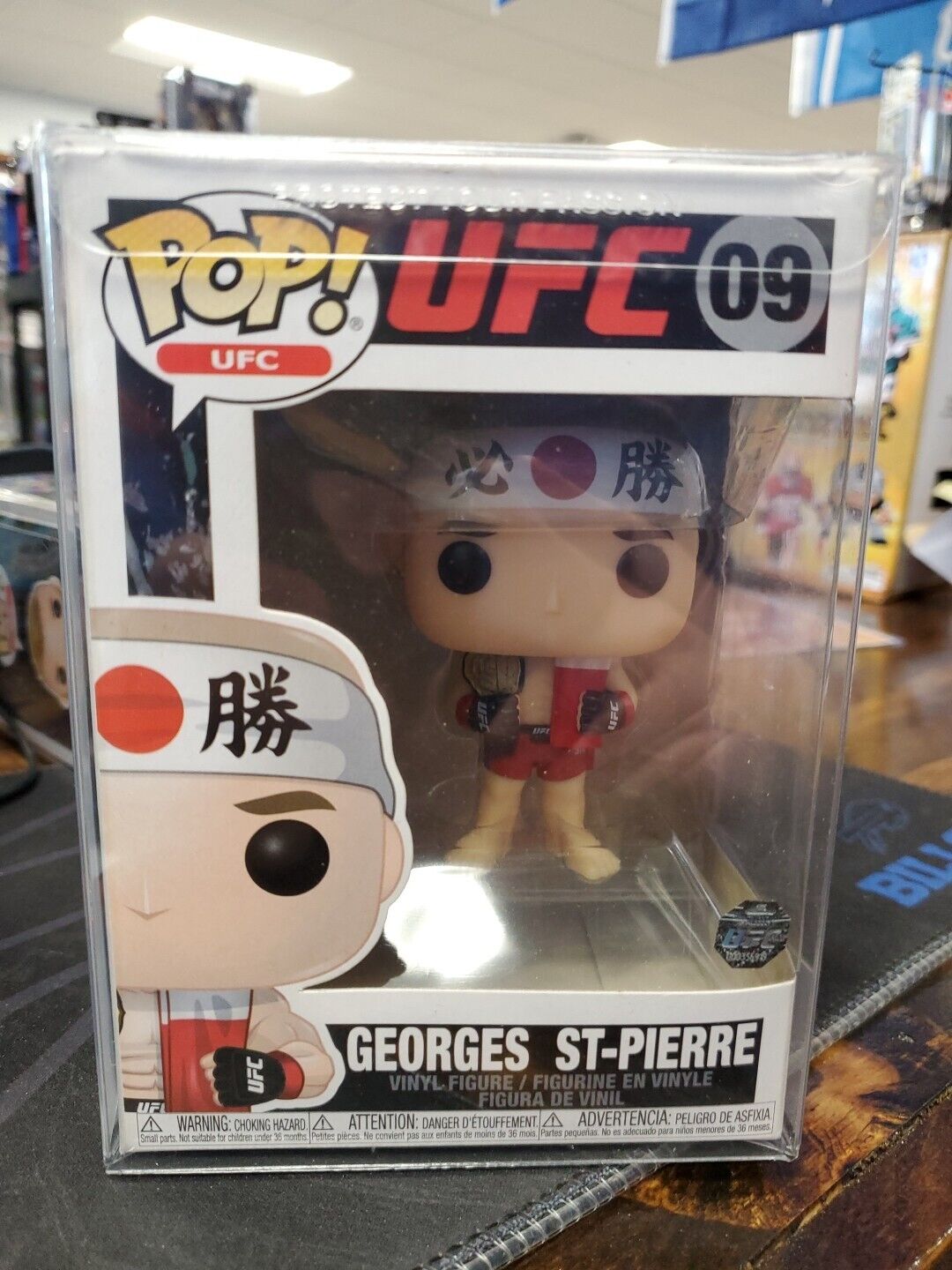 Funko Pop UFC MMA GEORGE ST PIERRE GSP #09 VAULTED NIB