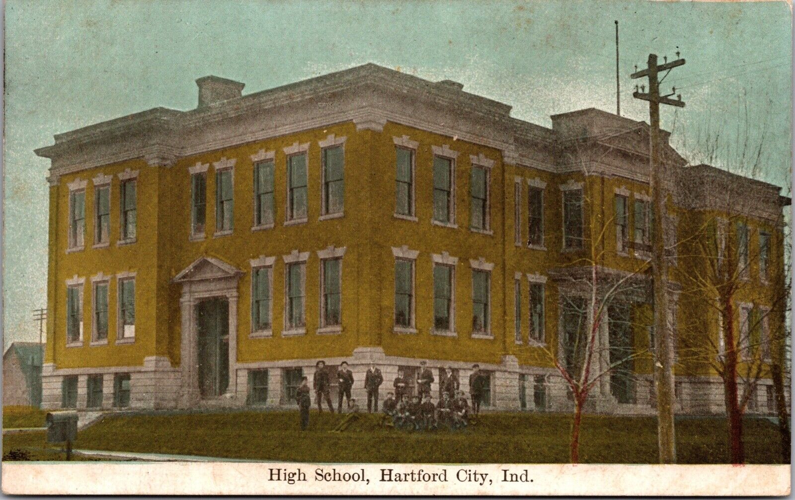 Postcard High School in Hartford City, Indiana~718