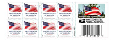 100 2025 US Flag Forever Stamps, 5 Sheets of 20, First Class USPS, Scott #6016 picture