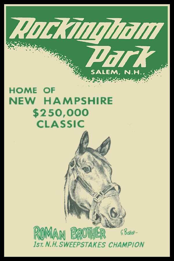 Rockingham Park Horse Racing Salem NH Fridge Magnet