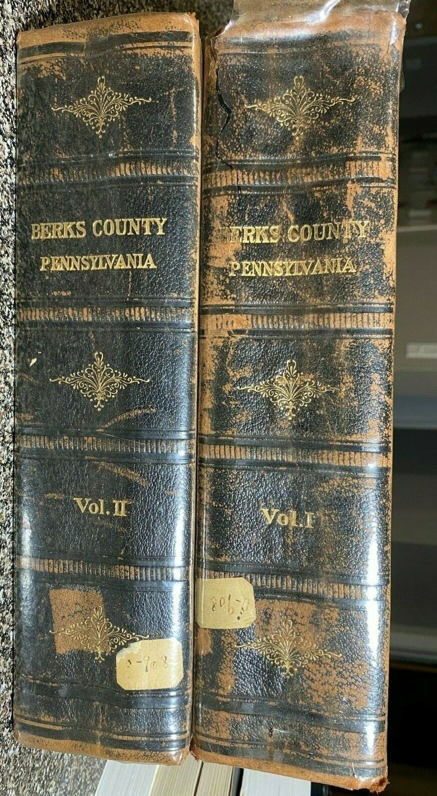 Berks County - Historical and Biographical Annals - Leatherbound - VERY RARE