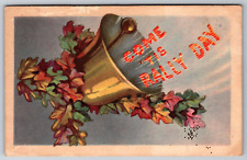 Rally Day Middletown Maryland MD 1923 Sunday School Church Bell Autumn Postcard picture