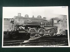 RPPC Real Photo Postcard Rutland Railroad Locomotive 2037 @ Alburgh Vermont picture