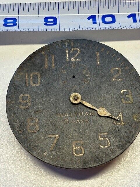 Vintage Waltham 8 day Automobile clock   J12