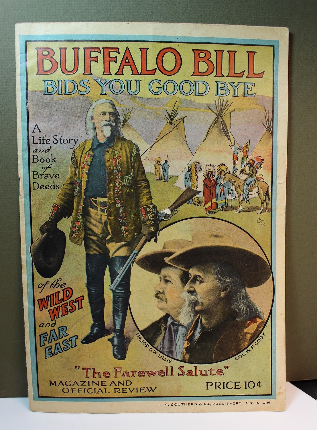 BUFFALO BILL Wild West Show 1910 Original Goodbye Program for Sale ...