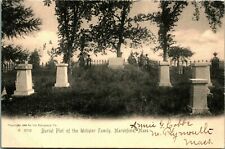 Burial Place of Webster Family Marshfield MA UNP UDB Rotograph Postcard C3 picture