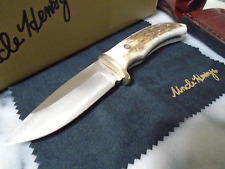 Uncle Henry Genuine Stag Skinner Fixed Blade Hunting Knife D2 Full Tang 1085923 picture