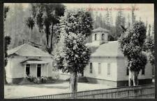 Public School at Guerneville California Schoolhouse Postcard 1910 picture