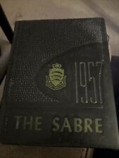 VINTAGE 1957 ESSEX JUNCTION VERMONT THE SABRE YEARBOOK picture