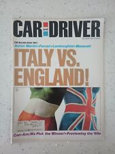 1968 CAR AND DRIVER ANTIQUE COVER ITALY ENGLAND CAN AM ASTON MARTIN PRINT CDS680 picture
