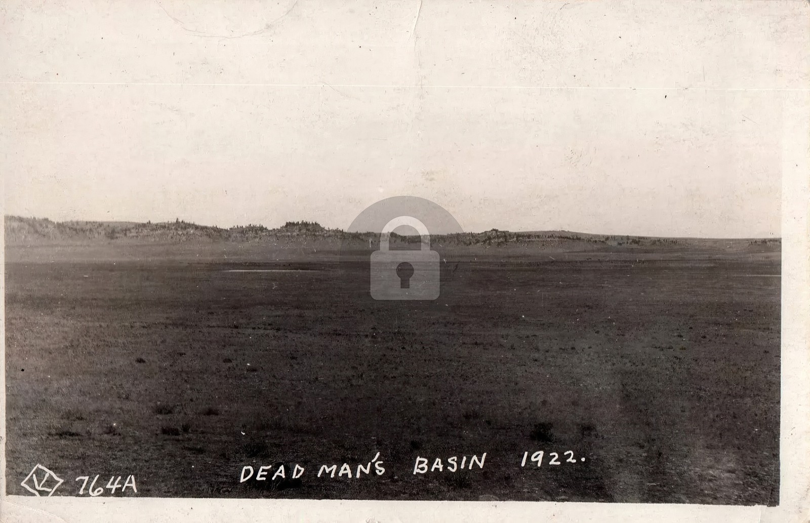 Ryegate MT Montana View of Dead Man�s Basin c1910 RPPC Photo Postcard COPY