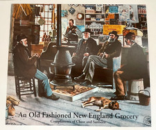 An Old Fashioned New England Grocery Chase Sanborn Metal Tin Signs 13
