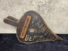 Antique Paint Dept Painted Trade Sign Fireplace Bellows Early Industrial picture