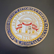 Brunswick Judicial Circuit GA District Attorney's Office Challenge coin picture