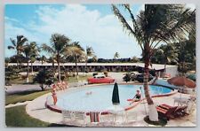 Postcard Palms Motel South Miami Florida Swimming Pool picture