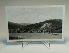 View of the Hills Overlooking Newfane VT Vintage Postcard RPPC picture
