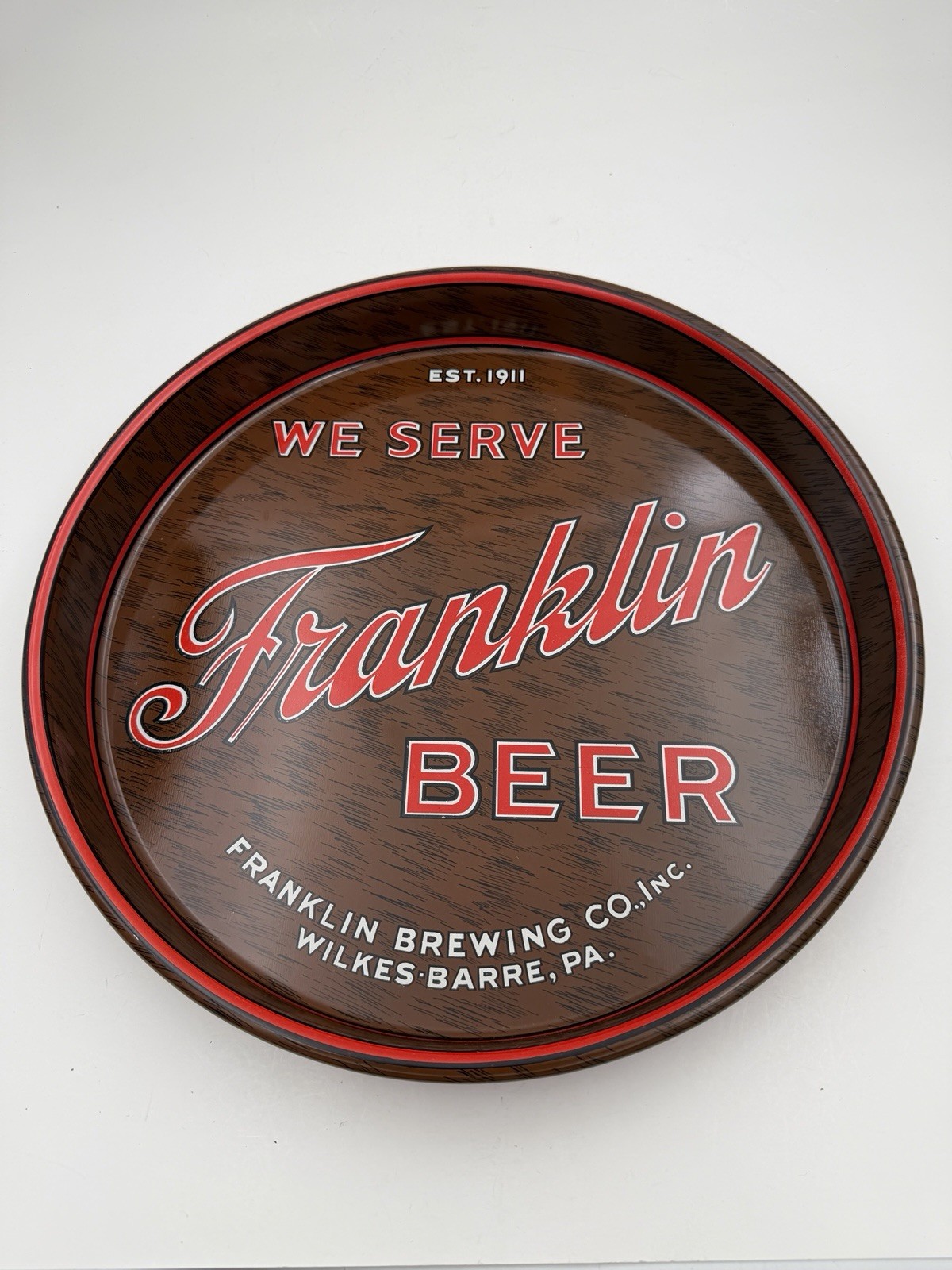 Vintage Beer Tray Franklin Wilkes Barre PA. Minty Fresh. SHIPS FREE IN THE USA. Vintage Beer Tray Franklin Wilkes Barre PA. Minty Fresh. SHIPS FREE IN THE USA.