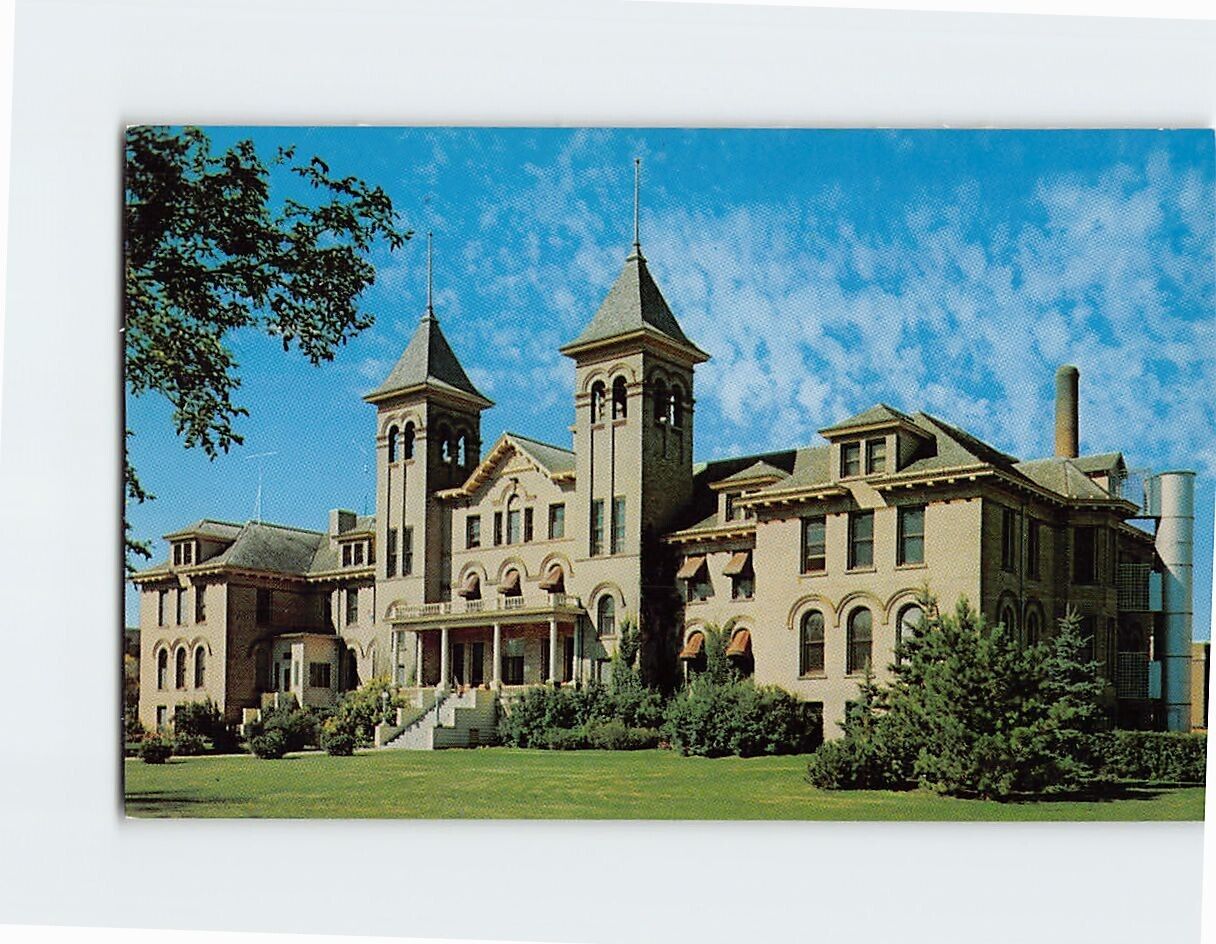 Postcard Main Building Grafton State School Grafton North Dakota USA