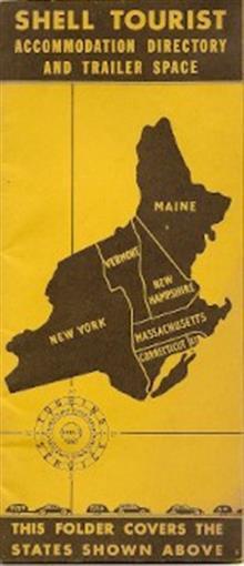 1933 SHELL UNION OIL Tourist Camper Trailer Directory