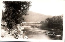RPPC Townshend Vermont VT Scott Bridge Vintage Postcard   picture