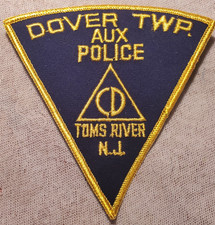 NJ Dover Twp. Toms River New Jersey Auxiliary Civil Defense Police Patch picture