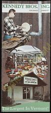 Kennedy Bros. Inc Gift Shop and Factory Store Vergennes Vermont Vintage Brochure picture