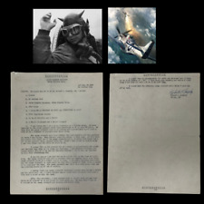 WWII 1944 CONFIDENTIAL Robert Longley (KIA) 365th Fighter Group FW-190 Report picture
