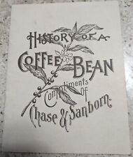 * VERY RARE* CHASE & SANBORN HISTORY BOOKLET TRADE CARD BROWNIES PROVIDENCE RI picture