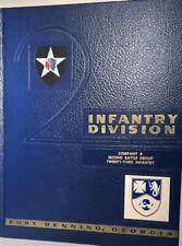 US Army Infantry Training Book Ft Benning GA 1960  2nd Inf Div Pre-Viet Nam picture