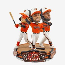 Baltimore Orioles Everybody Home Mini Bobblehead Scene Bobblehead MLB Baseball picture