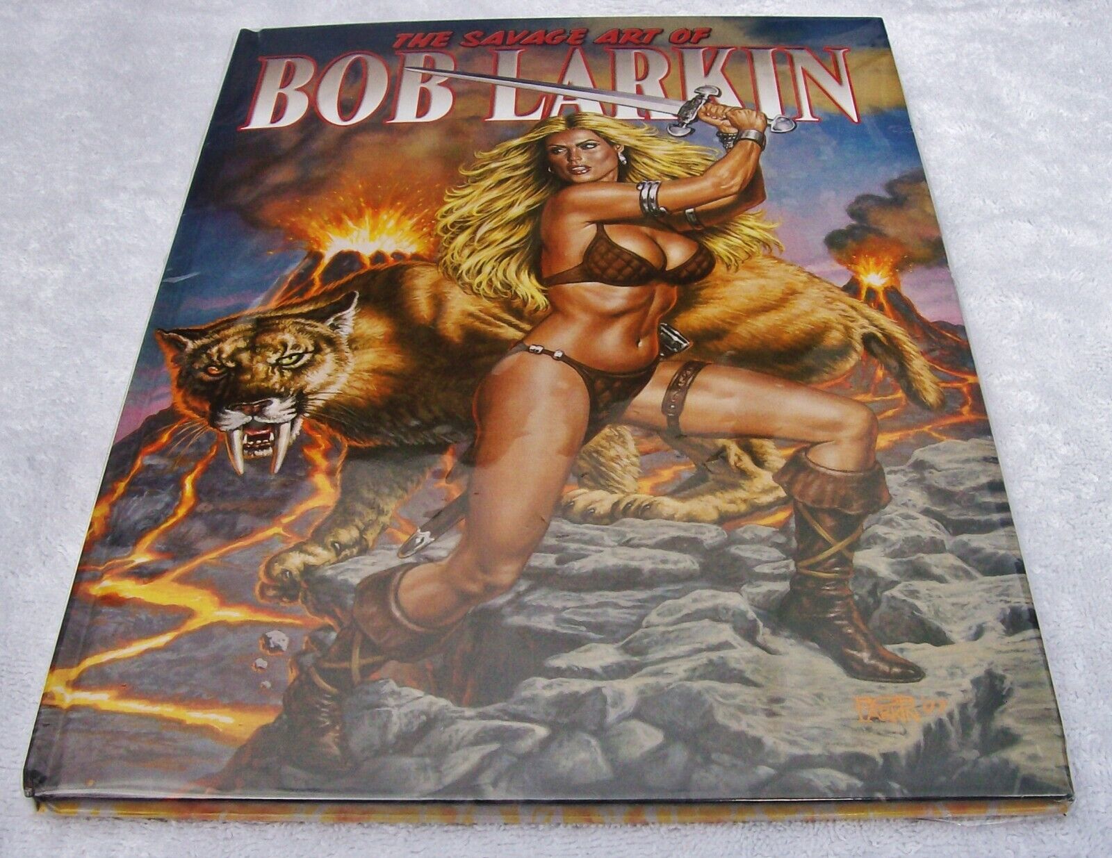 Savage Art of Bob Larkin Exclusive Hardcover Rare SQP HC New & Unread Joe Jusko