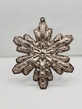 Gorham Sterling Silver Snowflake Christmas 1974 Ornament picture