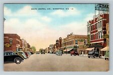 Marshfield WI- Wisconsin, South Central Avenue, Drive, Vintage Postcard picture