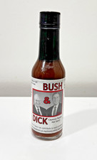 Bush & Dick - George W. Bush Dick Cheney Political Hot Sauce 5 oz Sealed Bottle picture